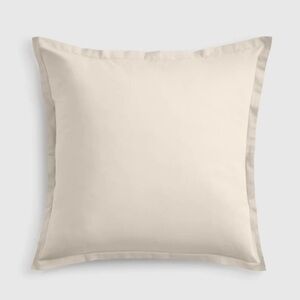 NWOT QUINCE Luxury Organic Sateen Euro Sham Sand 3154